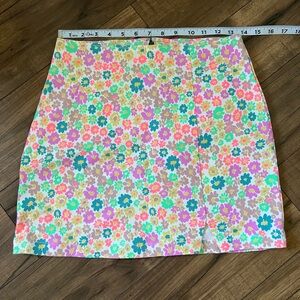 WILD FABLE Neon Floral Skirt